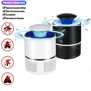 Lámpara Antimosquitos Eléctrica UV USB - Trampa para Insectos Interior/Exterior