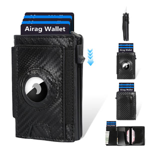 Billetera Delgada RFID para Hombre - Aluminio con Expulsión Automática de Tarjetas