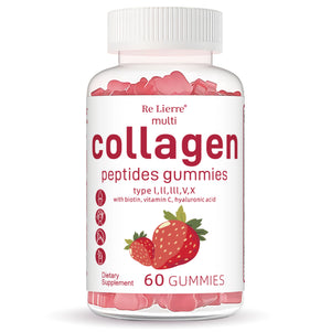 Collagen Peptide Gummies - Suplemento de Colágeno para Piel, Cabello y Uñas