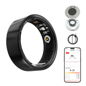 Anillo Inteligente Fitness Tracker - Monitor Cardíaco, Oxígeno y Sueño IP68