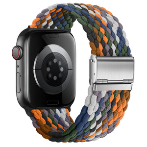 Correa Trenzada Elástica para Apple Watch 38-49mm - Nylon Transpirable Unisex