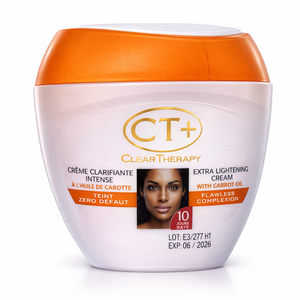 Crema CT+ Clear Therapy aclaradora con ácido kójico y aceite de zanahoria - Tratamiento facial iluminador
