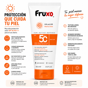 Fruxo Sunscreen SPF 50 - Maximum UVA/UVB Protection
