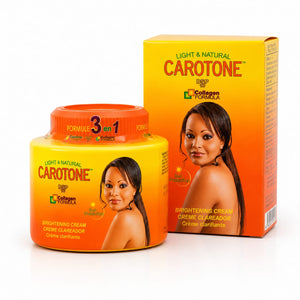 Carotone Light & Natural – Set Aclarante: Crema Clareadora + Jabón con Colágeno