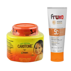 "Doble Cuidado: Carotone y Escudo Solar para una Piel Radiante"