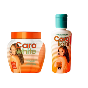Duo Carowhite - Crema y Aceite Facial con Caroteno